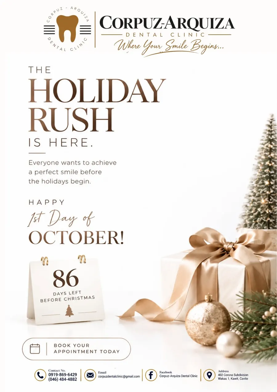 The holiday rush is here: book your appointment before the holidays