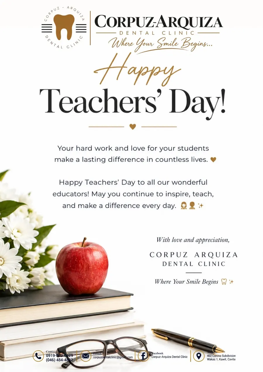Happy Teachers’ Day from the clinic